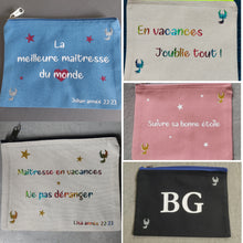 Charger l'image dans la galerie, Pochettes en coton canvas