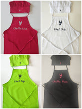 Charger l'image dans la galerie, .Kit Petit Chef (toque + tablier)