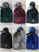 Charger l'image dans la galerie, Bonnets mixtes avec pompon bicolore