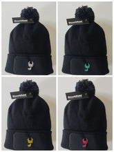 Charger l'image dans la galerie, Bonnets mixtes avec pompon bicolore