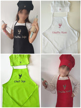 Charger l'image dans la galerie, .Kit Petit Chef (toque + tablier)